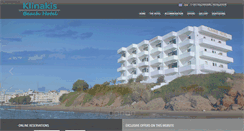 Desktop Screenshot of hotelklinakis.gr